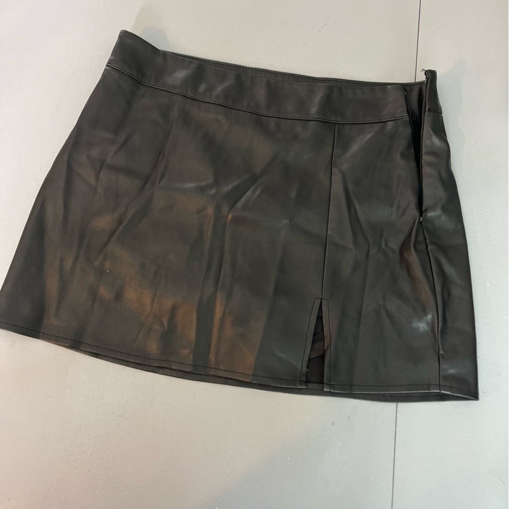 Aeropostale “leather skirt “